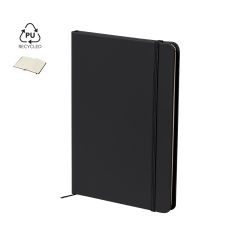 Notatbok i resirkulert kunstskinn hardt omslag, A5