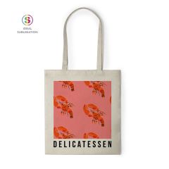 Sublimasjonsveske i naturlig fargetone