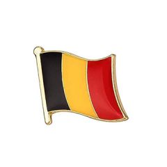 Belgisk flagg emaljepin
