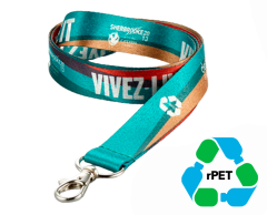 RPET resirkulert plast lanyards 