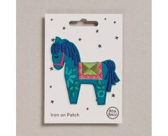 Blå dalahest strykemerke