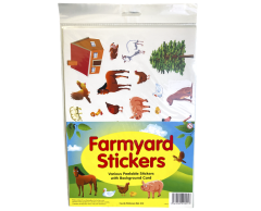 Gjenbrukbare gårdshusklistremerker med bakgrunn