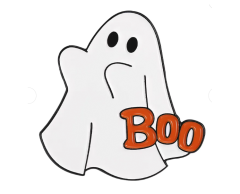 Boo spøkelse pin