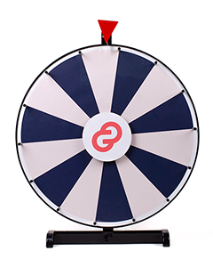 Stort bord lykkehjul med eget design 60cm - Budsjett kvalitet