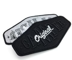 Broderede stofmærker