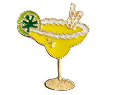 Margarita cocktaildrink pin 26x21mm