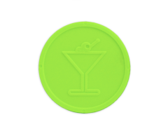 Cocktail poletter for bar neon grønn 29 mm