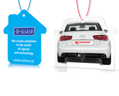 Premium duftfrisker med logo Rask EU-produksjon