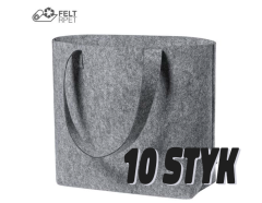 10 stk filt handlenett med din egen logo