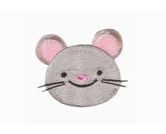 Glad grå mus strykemerke