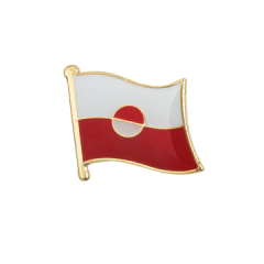Grønland flagg pin
