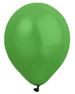 Grønne ballonger uten trykk