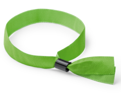 Grønne stoffarmbånd på lager 15mm, uten trykk