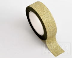 Gullglitter washi-tape 15mm x 10 meter