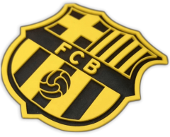 Gummimerker med borrelås og eget motiv