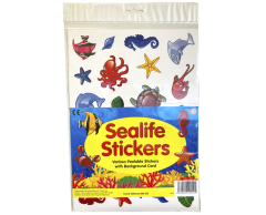 Gjenbrukbare sjødyrklistremerker med bakgrunn