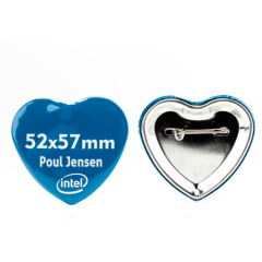 Hjertebuttons med trykk