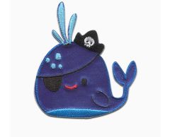 Pirat hval med øyelapp strykemerke