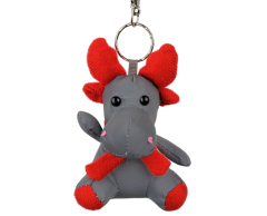 Rød jule-renrefleks, uten logo