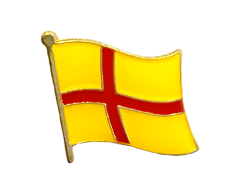 Kalmar union flagg emaljepinne, 19x16mm