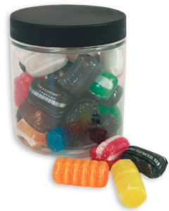 Københavner Mix-godteri med logo, 150 g - Dansk produksjon