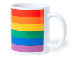 Keramisk regnbuekrus 370 ml Pride-farger
