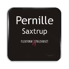 Kvadratiske navneskilt – Lavest pris!