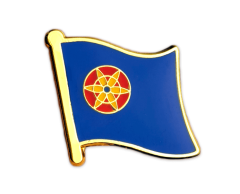 Kvensk flagg emaljepin