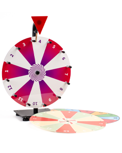 Ekstra plate til bord lykkehjul Ø30 - Mange design