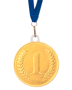 Sjokolademedalje - Ø75mm