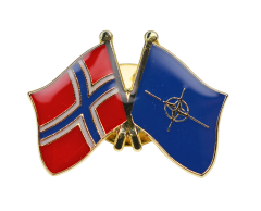 Norge - NATO vennskapsflagg pin