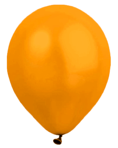 Oransje ballonger uten trykk