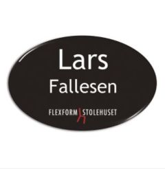 Ovale navneskilt – Laveste pris!
