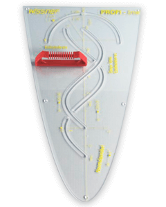 Stor parabel sinus cosinus tangens linjal 50 cm, magnetisk