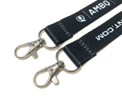 Fullfarge nøkkelbånd med 2 kroker