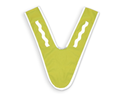 Reflekterende V-krage for voksne eller barn