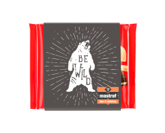 Ritter SPORT 100g med banderole-trykk