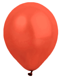 Røde ballonger uten trykk