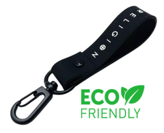 Genbrugt plast nøglering
