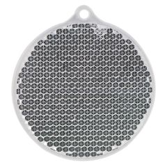 Rund hard refleks med logo