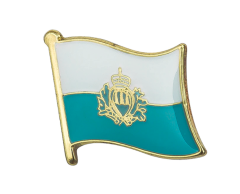 San Marino flagg emalje pin 19x16mm