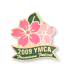 Cloisonné pin blomst