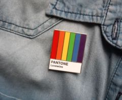 Emaljepins til pride