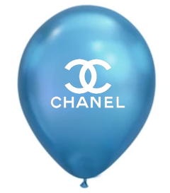 Metallisk ballong med trykk