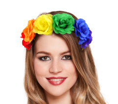 Pride blomster til håret