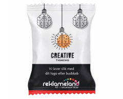 Små godteposer med logo - Mange typer godteri