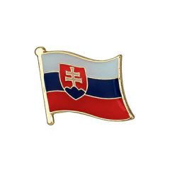 Slovakisk flagg emaljepin