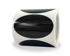 Ovale etiketter uten trykk, 120 stk, 55x35mm