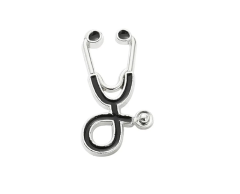 Sort stetoskopnål
