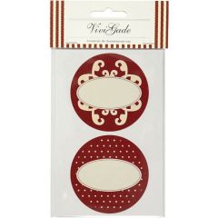 Klistremerker runde 65mm